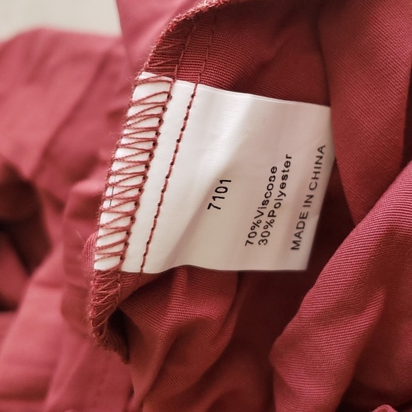 BTFBM Puff Sleeve Asymmetrical Neck High Waist Cutout Swing Maxi Dress Plum SZ S - Picture 11 of 12